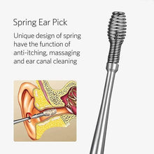 6 Pieces Ear Wax Removal Smooth Stainless Steel Kit - Product Image