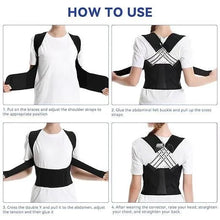 Adjustable Back Posture Corrector/ Slouching Relieve Pain Belt Women Men - Product Image