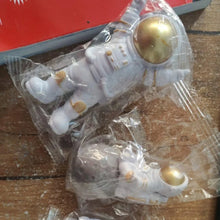 Astronaut Spaceman Statue Ornament Home Office Desktop Figurine Decors Set of 3 - Golden - Product Image