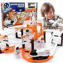 Astronaut Spaceship Track Set - Outer Space Toy Set for Kids - Product Image
