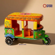 Auto Rickshaw Toy (Desi Tuk-Tuk) | Handcrafted Kondapalli | 6 inches | 100grams - Product Image