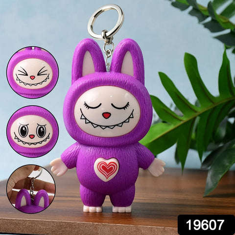 Cartoon Character Face Changing Toy With Key Holder Keychain (1 Pc) - Product Image