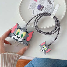 Cartoon Character Silicon Charger Case Cover For Ip 18-20w (Mix Design  1 Pc) - Product Image