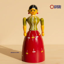 Dancing Lady Doll (Thanjavur Thalaiyatti Bommai Style) – Single Piece - Product Image