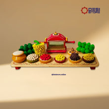 Handcrafted Kondapalli Pallaki Seer Varisai (Wedding Gifts Platter) Set | perfect Telugu wedding gift! - Product Image