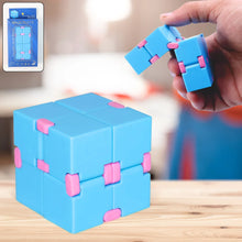 Infinity Cube Fidget Toy Stress Relief Hand Puzzle For Kids  Adults 1 Pc - Product Image