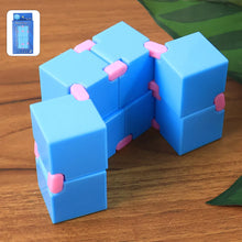 Infinity Cube Fidget Toy Stress Relief Hand Puzzle For Kids  Adults 1 Pc - Product Image
