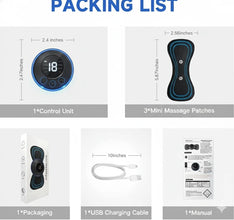 Mini Wireless EMS Body Massager Patch with 8 Modes & 19 Intensity Levels | Free Delivery - Product Image