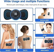 Mini Wireless EMS Body Massager Patch with 8 Modes & 19 Intensity Levels | Free Delivery - Product Image