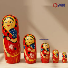 Nesting Dolls | set of 5 & 10 | upto 7 inches | Kondapalli  Bommalu - Product Image