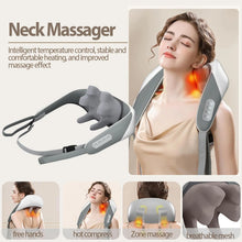 premium 4D Shiatsu Neck & Shoulder Massager with Heat | Targets neck, shoulders, back, waist, and legs | Free Delivery - Product Image