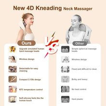 premium 4D Shiatsu Neck & Shoulder Massager with Heat | Targets neck, shoulders, back, waist, and legs | Free Delivery - Product Image