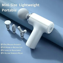 Premium Mini Massage Gun with 6 Speeds & 4 Professional Heads | Free Delivery - Product Image