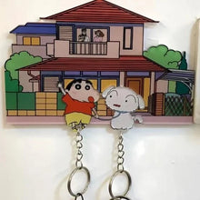 Shinchan & Shiro Acrylic Keychain Wall Hanger - Product Image