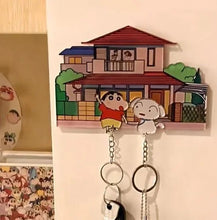Shinchan & Shiro Acrylic Keychain Wall Hanger - Product Image