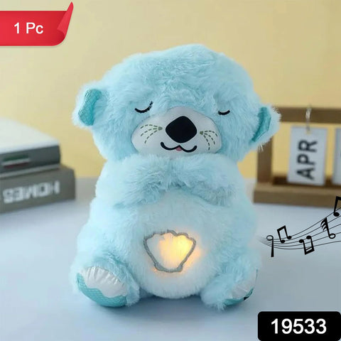 Soft Plush Musical Teddy Bear Toy With Led Light  (1 Pc) - Product Image