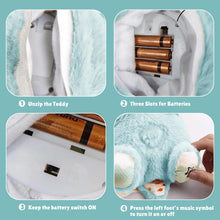 Soft Plush Musical Teddy Bear Toy With Led Light  (1 Pc) - Product Image