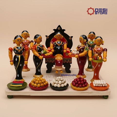 (Srimantham) Baby Shower Ceremony Set | Kondapalli  Bommalu | - Product Image